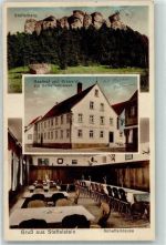 96231 W8623 Staffelstein , Oberfr - Gasthaus und Brauerei zur Scheffelklause Staffelberg