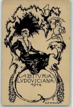 W8900 Augsburg , Bay Abituria Ludoviciana 1914 sign Schroeter Gust. Abitur