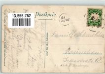 86919 W8919 Utting a. Ammersee 1908 Gebrauchsspuren Ammersee uns Utting Erh. II-Stauchung
