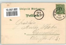 71522 W7150 Backnang 1898 Lithographie