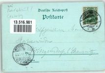 01468 O8101 Lößnitzgrund 1900 Lithographie / Mondschein Meierei Gondelteich