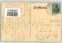 16321 O1281 Rüdnitz 1912 - Holonie Hoffnungstal Wirtschaftgebäude Arbeiter Baumblüte Senioren Ort lt. Stempel