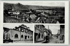 97332 W8712 Escherndorf Gebrauchsspuren Posthilfstelle Escherndorf Dorfstraße Gasthaus zum Engel