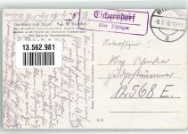97332 W8712 Escherndorf Gebrauchsspuren Posthilfstelle Escherndorf Dorfstraße Gasthaus zum Engel