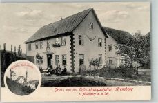 39629 O3591 Arensberg 1924 Foto AK Erfrischungsstation Arensberg Schloss Rothestein