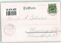 45525 W4320 Blankenstein , Ruhr Lithographie Steinen Gasthaus Steinen-Haus Gartenanlage Burg Blankenstein