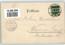 01445 O8122 Niederlössnitz 1899 Lithographie Gasthaus Friedensburg Veranda