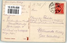 17166 O2050 Teterow 1922 - Warener Straße Inflationsporto