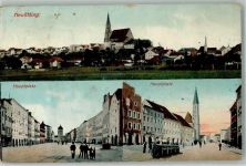 84524 W8265 Neuötting - Hauptplatz Bähnle Inflationsporto