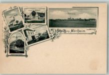 76829 W6740 Mörlheim - Ev. Kirche Gasthaus zum Ochsen Kath. Kirche