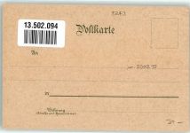83486 W8243 Ramsau b. Berchtesgaden Lithographie Wilbachklamm Gämse Edelweiß Gasthaus zum Wildbachklamm
