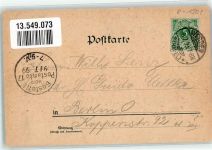 14548 O1501 Ferch 1899 Lithographie Gasthaus zur Erholung Wildwiese
