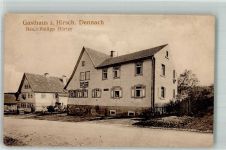 75305 W7540 Dennach Foto AK Gasthaus zum Hirsch