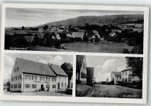 96114 W8606 Seigendorf Foto AK Brauerei Reinwald Dorfstraße