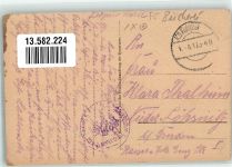Bielau Biala Nyska 1917 Foto AK Feldbuch- Handlung der Bugarmee Feldpost WK I