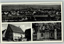 72189 W7243 Vöhringen , Württ - Gasthaus zum Ochsen Kriegerdenkmal