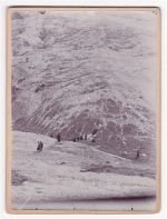 Eigergletscher Fotografie CDV 1900 Privatfoto KEINE AK