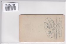 O8280 Großenhain , Sachs Fotograf Otto Will Kronenstraße CDV FOTO KEINE AK