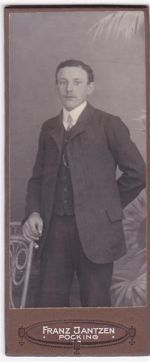 W8398 Pocking Fotograf Franz Jantzen CDV FOTO KEINE AK