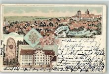 88250 W7987 Weingarten , Württ 1898 Lithographie Kaiserstein Kaserne