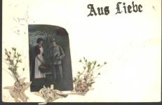 AK mit echtem Edelweiß, mit Foto, geritzt Edelweiß Collage