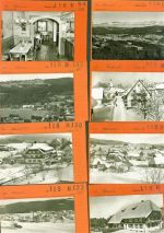 79837 W7822 Häusern , Schwarzw Lot mit 27 Musterkarten Original aus dem Metzverlag Bestellvorgänge Auflagenzahlen