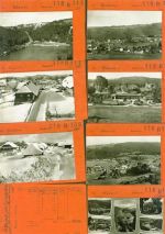 79837 W7822 Häusern , Schwarzw Lot mit 27 Musterkarten Original aus dem Metzverlag Bestellvorgänge Auflagenzahlen