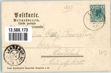 84489 W8263 Burghausen , Salzach 1905 Prägedruck Raitenhaslach Wallfahrtskirche Marienberg Salzach Ruderboot