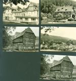 07422 O6821 Paulinzella Kleinposten bis 20 Lot mit 2 AK 8 Fotos mit Originalumschlag kompl.