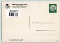 W7750 Konstanz Zeppelinpost-Ausstellung 1938 100. Geburtstag WK II Zeppelin, F. Graf von Privatganzsache