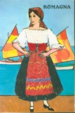 Tracht Italien Romagna echte Stickerei Seide (gestickt)