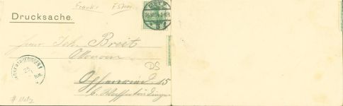 57000 Metz Klapp AK Ort handschriftlich