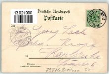79856 W7824 Höllsteig 1899 Künstlerkarte sign. K. N.
