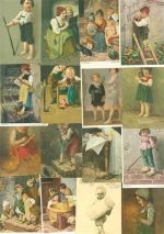 Lot mit 65 AK einige mehrfach Kaulbach, H. von Posten 21 bis 100 AK