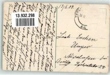 60 jährige Regierungs Jubiläum Briefmarken Collage Wappen Kaiser Franz Josef I. 1908 Gebrauchsspuren