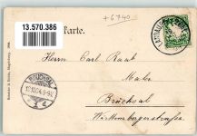 76829 W6740 Landau in der Pfalz 1904 - Schloss-Straße Villen