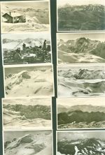 Edmund Probst Haus Kleinposten bis 20 Lot mit 20 AK Nebelhorn Originale aus dem Metzarchiv einige mehrfach