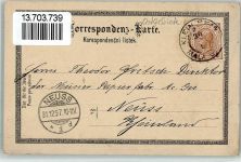 Mala Skala 1897 Friedstein Schloss Papierfabrik Lithographie