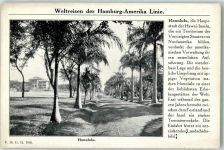 Honolulu - Weltreisen der Hamburg Amerika Linie Hawaii Allee