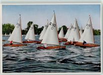 Sammelbild Nr. 161 Band II Gruppe 55 Segelregatta Olympiade 1936 KEINE AK
