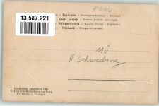 80331 W8000 Schwabing Foto AK Wohnhaus Franz-Josef-Strasse 13 Ort handschriftlich