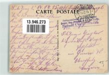 62980 Vermelles 1915 - La Gare Eisenbahn Uhr Kind Mann Hund Feldpost Bayer. Res. Feldart. 1. Battr. Div.
