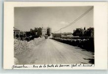 Jerusalem - Ort handschriftlich Rue de la Porte de Damas