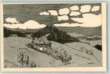 01773 O8242 Schellerhau Künstlerkarte sign. El. D. Müller