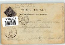 64100 Bayonne 1897 Gebrauchsspuren La Cathedrale Le Pas de Roland La Porte D'Espagne Postkutsche Lithographie