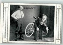 Zirkus Fahrradkunstfahren Bruns & Riepel Clown