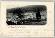 94252 W8371 Regenhütte b Bayerisch Eisenstein 1898 Foto AK Adelskorrespondenz