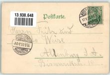 09306 O9290 Rochlitz 1901 - Schwankender Steg u. Schloss