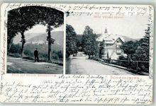 07427 O6825 Schwarzburg 1902 Gebrauchsspuren Schloss Hotel Weisser Hirsch