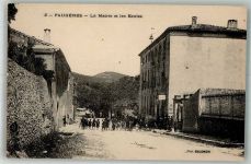 07230 Faugeres Foto AK Rathaus Schule